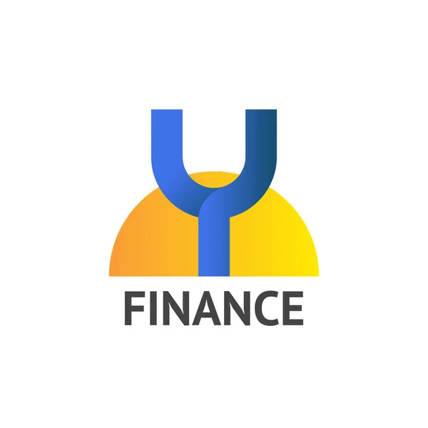 Векторная Иллюстрация Финансового Логотипа — стоковый вектор