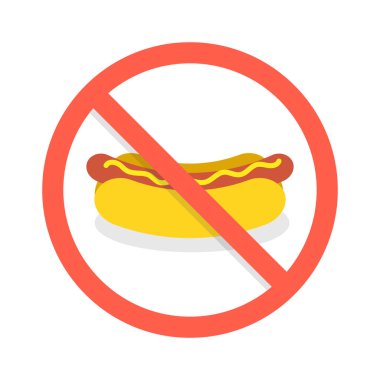 hiçbir fast food kavramı vektör illüstrasyon