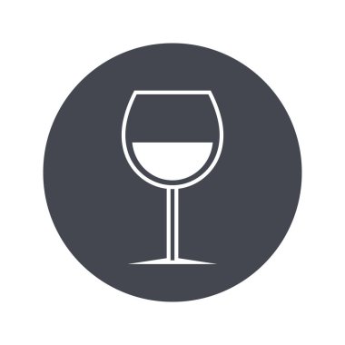 Şarap kadehi vektör çizim