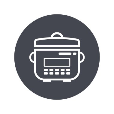 Multicooker vektör illüstrasyon