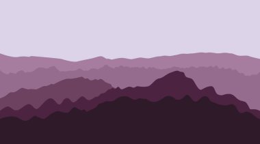 Doğanın vektör illüstrasyonu 