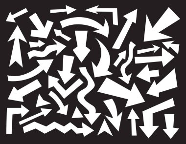 Soyut okların vektör çizimi arka plan