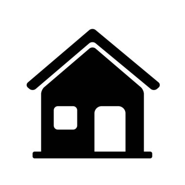 basit ev simgesivektör illüstrasyon