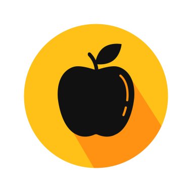 elma simgesinin vektör illüstrasyonu