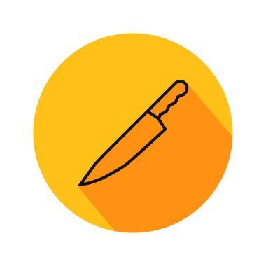 Mutfak bıçağının vektör çizimi