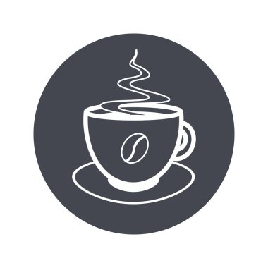 Kahve fincanının vektör çizimi