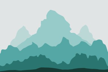 Doğanın vektör illüstrasyonu