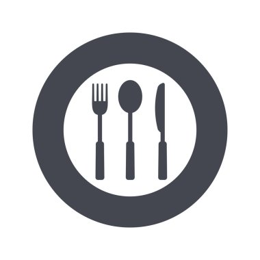 yemeğin vektör illüstrasyonu