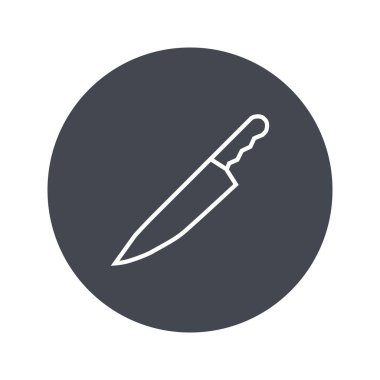 Mutfak bıçağının vektör çizimi