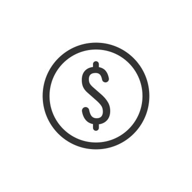 dolar simgesivektör illüstrasyon