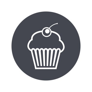 Cupcake 'in vektör çizimi