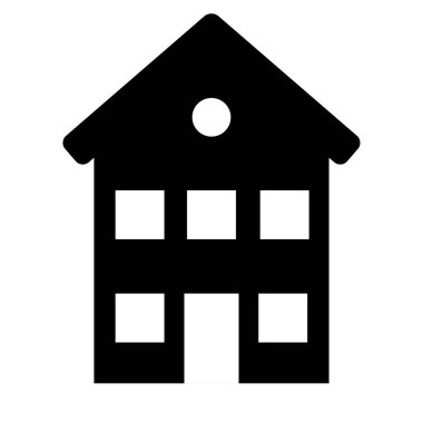 basit ev simgesivektör illüstrasyon