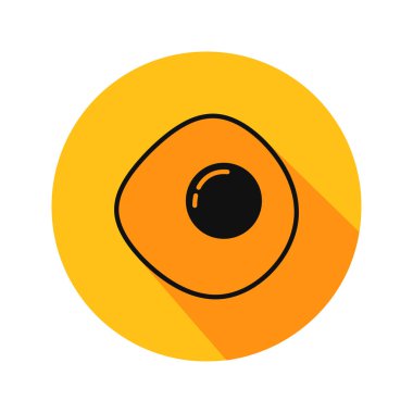 Kızarmış yumurtanın vektör çizimi