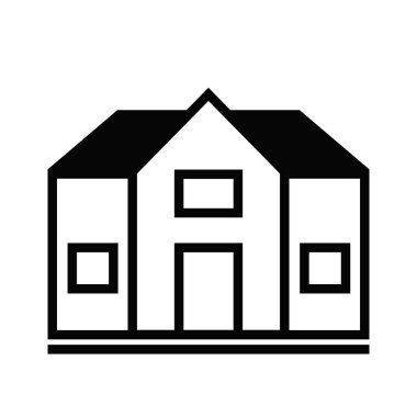 basit ev simgesivektör illüstrasyon