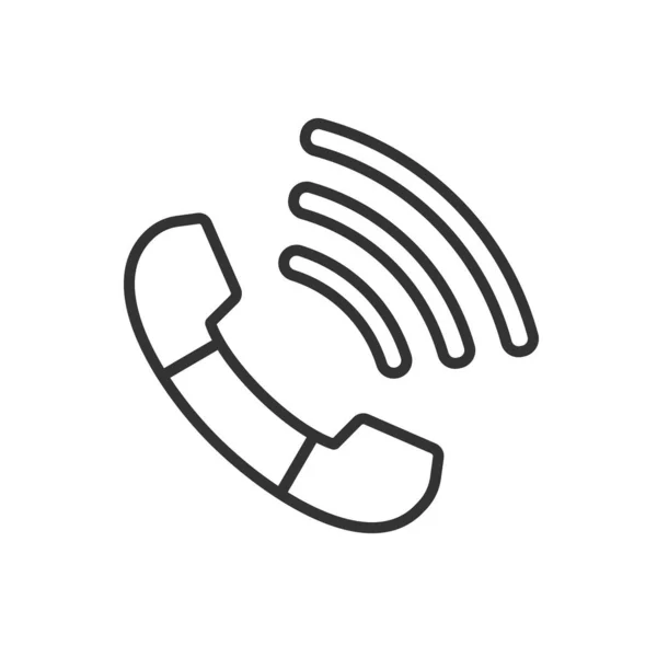 Vektorová Ilustrace Ikony Jednoduchého Telefonu — Stockový vektor