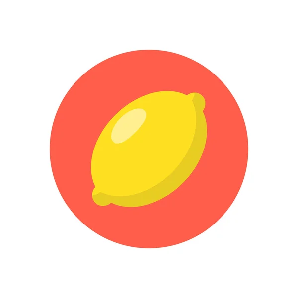 Ilustración Vectorial Icono Limón — Vector de stock