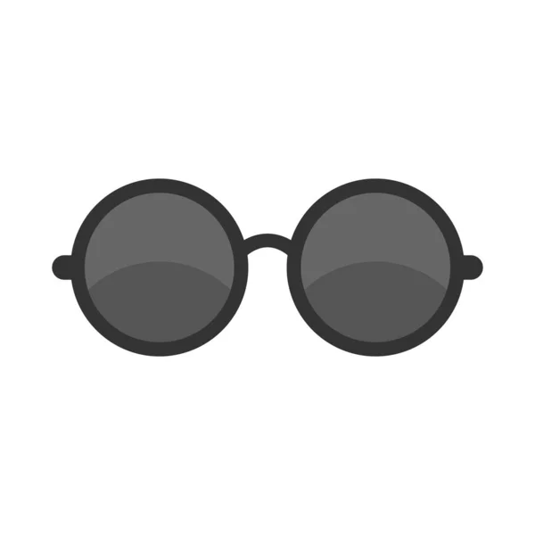Vector Sunglasses Flat Icon — Stock Vector