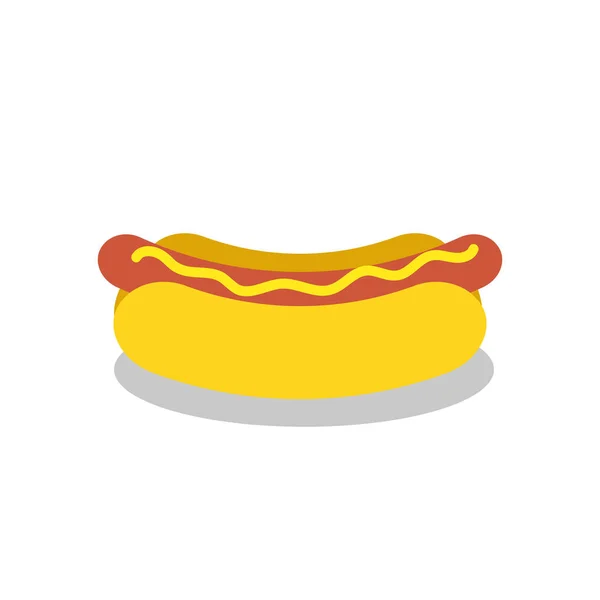 Wektor Ilustracja Hot Dog — Wektor stockowy