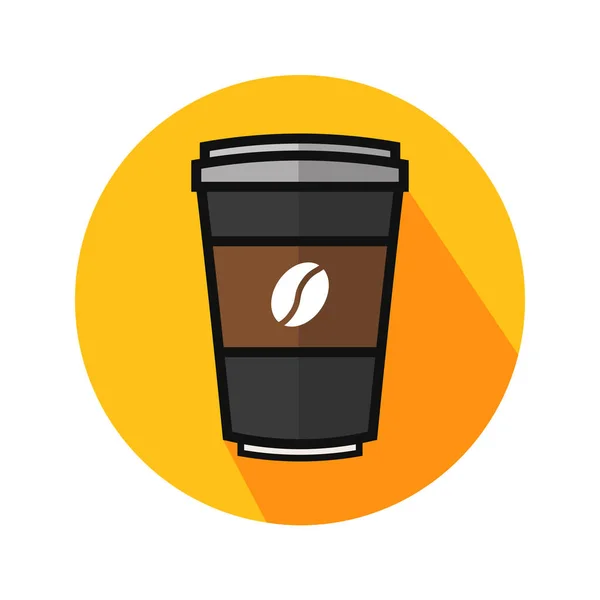 Vektor Illustration Kassering Kaffekopp — Stock vektor
