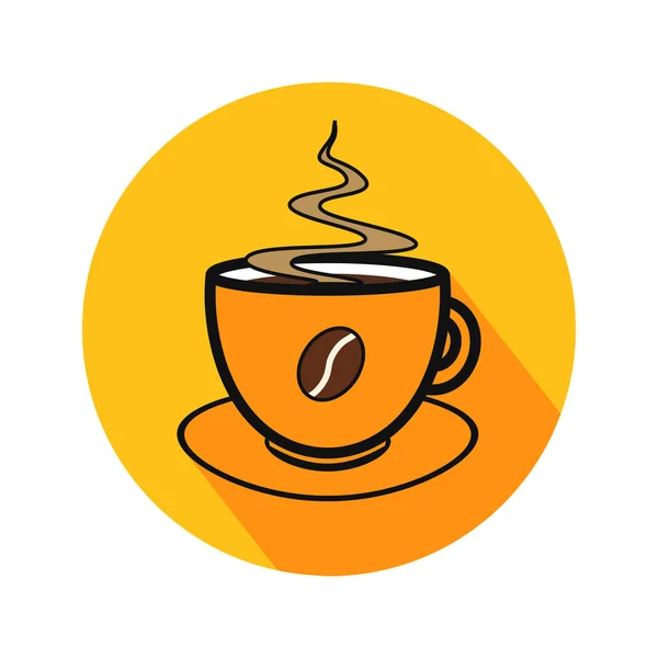 Illustration Vectorielle Tasse Café — Image vectorielle
