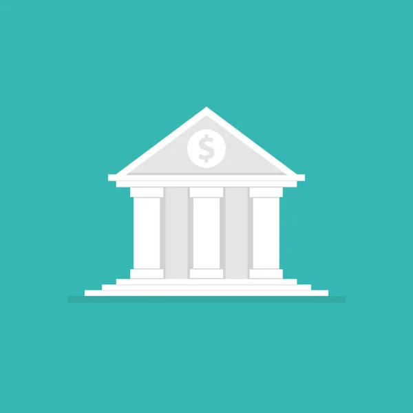 Διανυσματική Απεικόνιση Εικονιδίου Τράπεζας — Διανυσματικό Αρχείο
