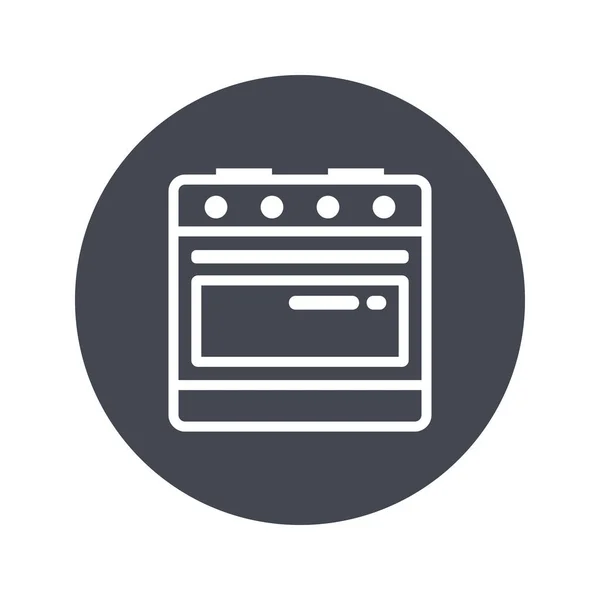 Vectorillustratie Van Oven — Stockvector