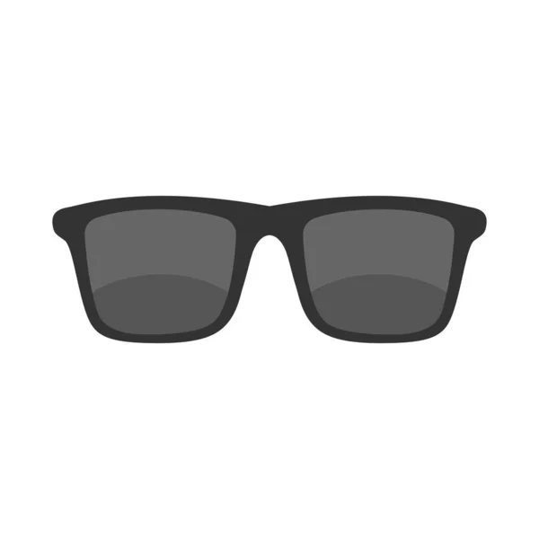 Vector Sunglasses Flat Icon — Stock Vector