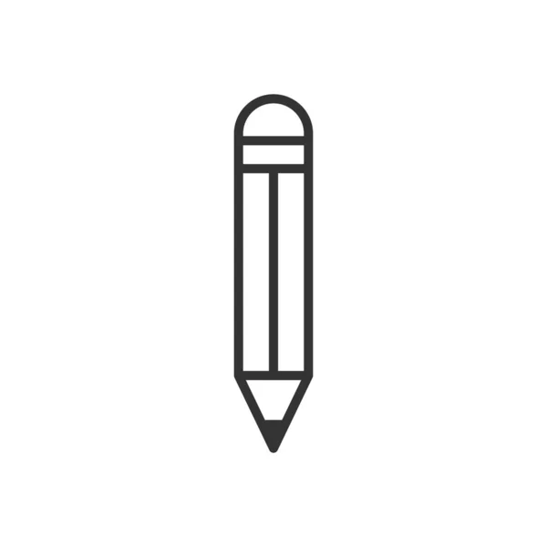 Vector Illustration Simple Pencil Icon — Stock Vector