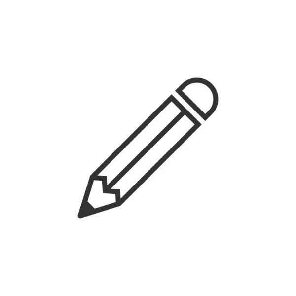Vektor Illustration Des Einfachen Bleistift Symbols — Stockvektor
