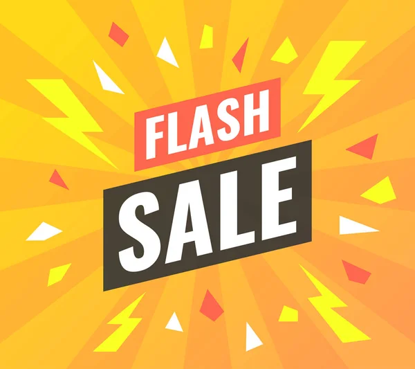 Vector Illustratie Van Flash Sale — Stockvector