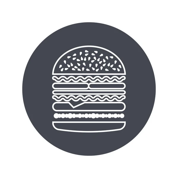 Illustration Vectorielle Burger — Image vectorielle