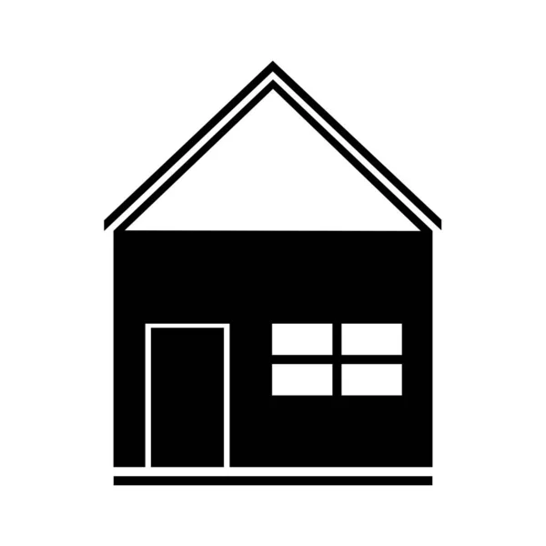 Vektor Illustration Des Einfachen Haussymbols — Stockvektor