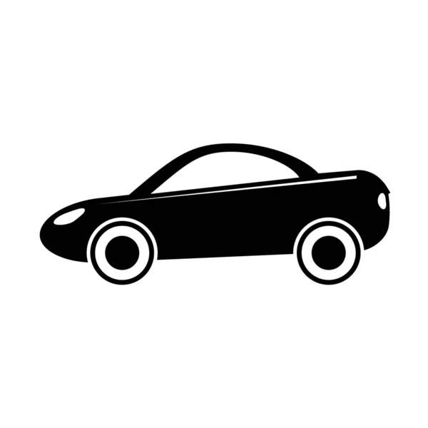 Ilustración Vectorial Del Icono Del Coche Deportivo — Vector de stock