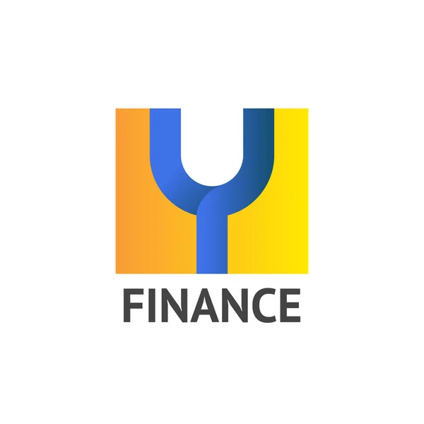 Vector Ilustración Del Logotipo Las Finanzas — Archivo Imágenes Vectoriales