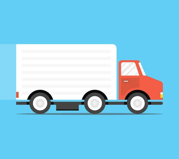 Illustration Vectorielle Camion Livraison — Image vectorielle