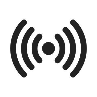 WiFi web simgesi, vektör çizim 