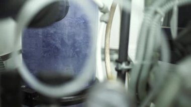 Ultrafiltrasyon membranının havalandırma süreci başlatılır