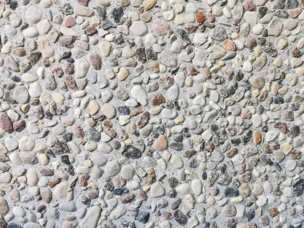 Tekstura Ściany Małych Kamieni — Zdjęcie stockowe