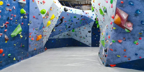 General View Indoor Climbing Wall Climbing Bouldering Wall — Stock Photo, Image