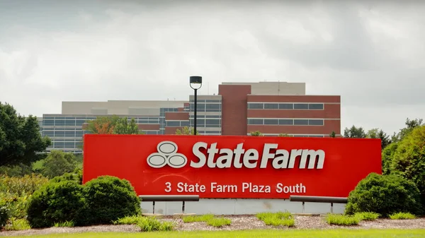 Bloomington, Illinois Ağustos 2018-State Farm mali Genel Müdürlük