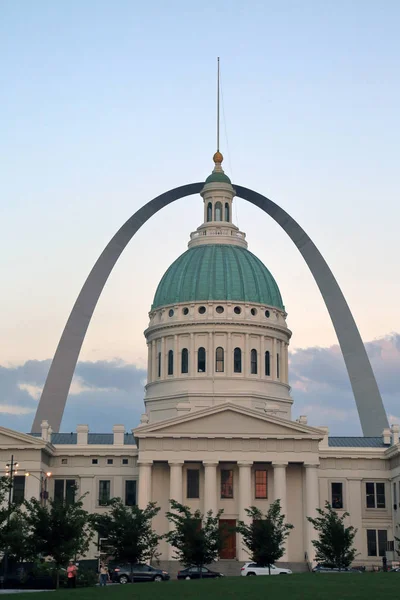 Agosto 2018 Old Courthouse Gateway Arch National Park Nel Centro — Foto Stock