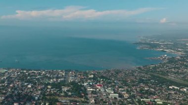 General Santos City manzaralı. Mindanao, Filipinler. Şehir manzarası.