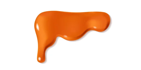 Erimiş karamel sosu damlası