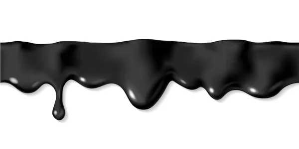 Kusursuz damlayan siyah sıvı.