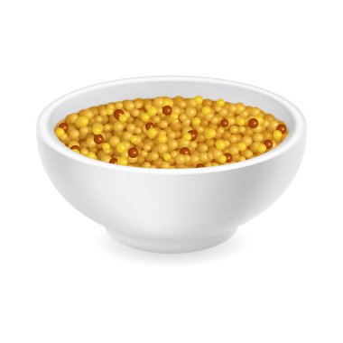 Mustard in a bowl