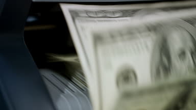 Makine sayım 100 dolarlık banknot sayma para birimi