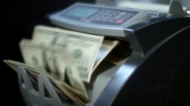Elektronik banknot sayaç para sayma. Para sayma makinesi