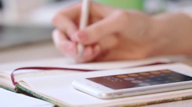 Kadın muhasebeci sayıları hesaplamak. Muhasebeci hesaplamak akıllı telefon