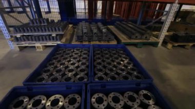 Forklift kamyon fabrikası ile kutuları yükleme metal Blanks'a