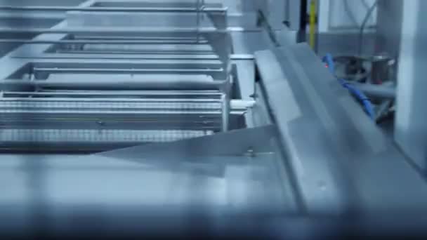 Equipamento industrial moderno na fábrica. Equipamento tecnológico para planta moderna — Vídeo de Stock